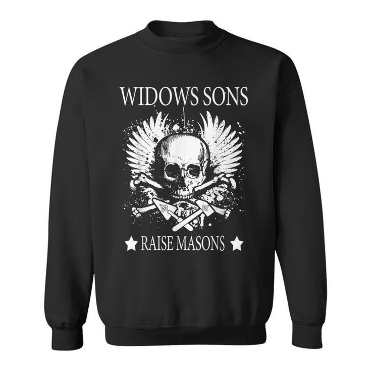 Masonic Widow's Son Raise Masons Skull Father's Day Sweatshirt