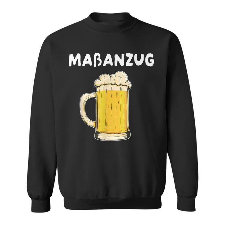 Maßanzug Maß Bier Hopfen Biertrinker Feiern Grill Fun Party Sweatshirt