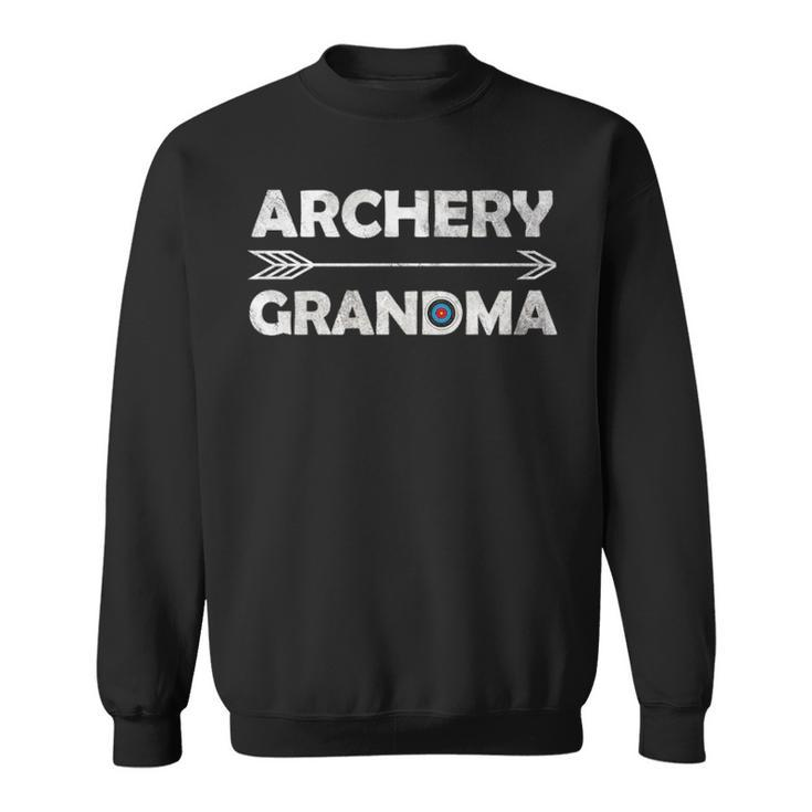 Matching Family Archery Grandma Arrow Target Team Sweatshirt