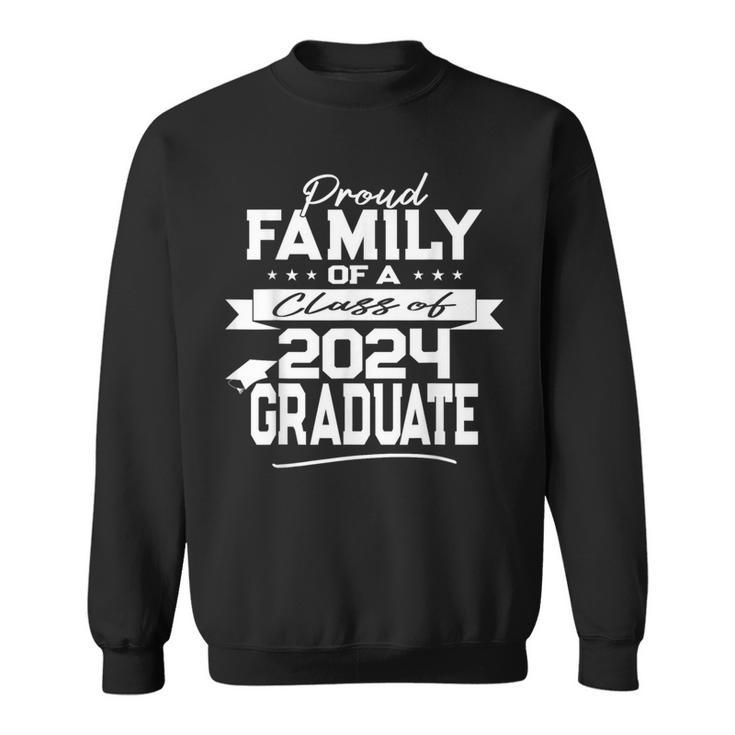 Matching Proud Family Class Of 2024 Graduate Sweatshirt