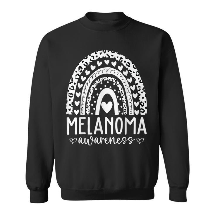 In May We Wear Black Melanoma And Skin Cancer Awareness Sweatshirt