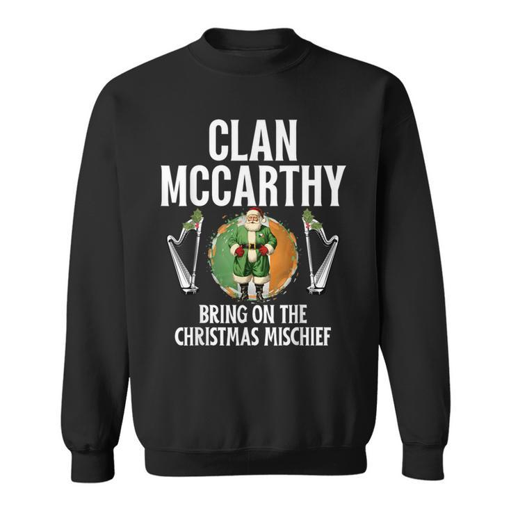 Mccarthy Clan Christmas Ireland Family Name Party Sweatshirt