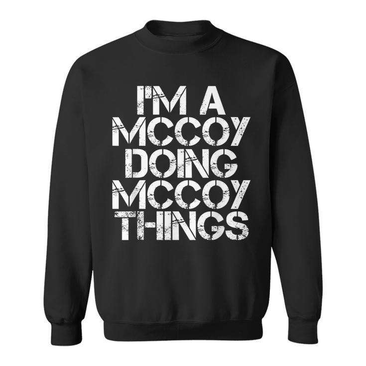 Mccoy Surname Family Tree Birthday Reunion Idea Sweatshirt
