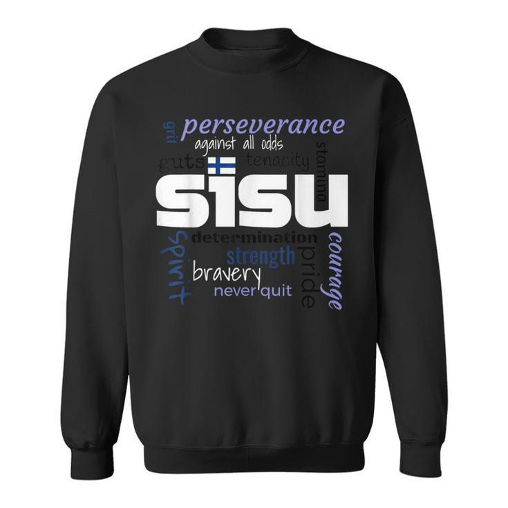 The Meaning Of Finnish Sisu Definition Novelty Sweatshirt