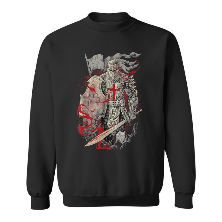 Medieval Crusader Knight Templar Sweatshirt