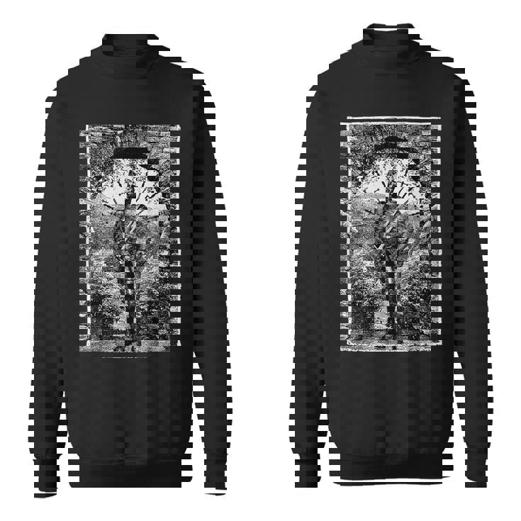 Medieval Oculto Guerrero Esqueleto Grungy Arte Estético Oscuro Camisa de entrenamiento
