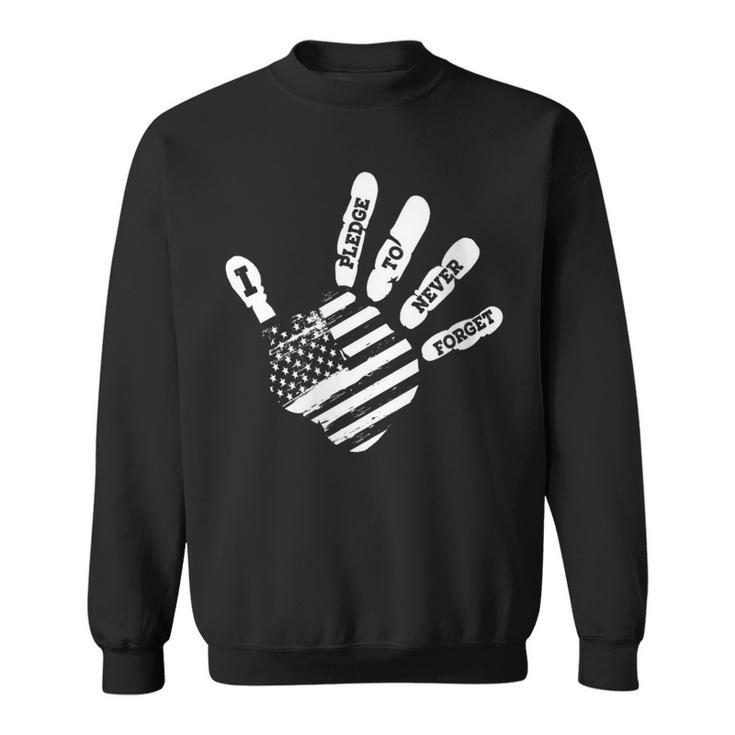 Memorial Day With Us American Flag Colors Veteran  Sweatshirt