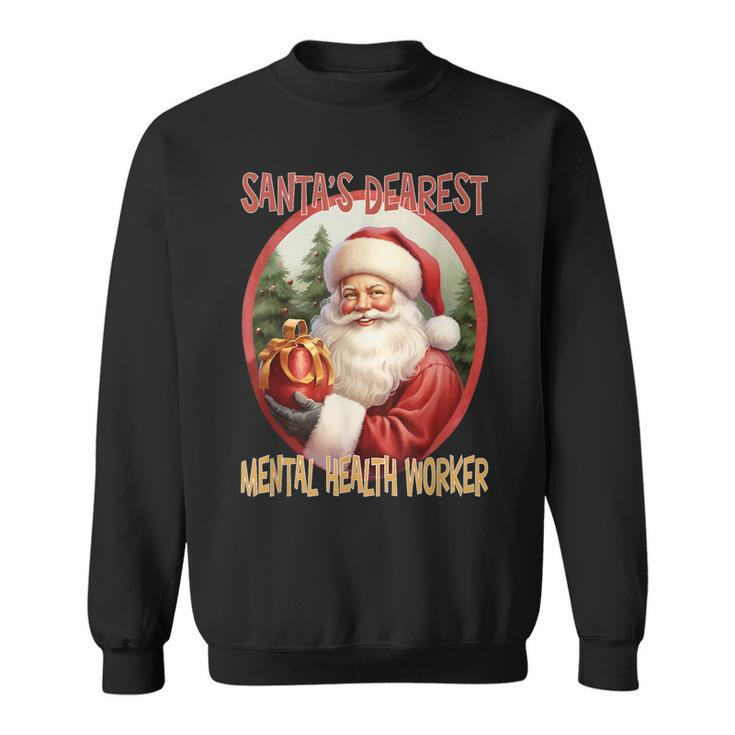 Mental Health Worker Christmas Holiday Love Xmas Sweatshirt