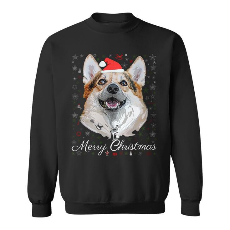 Merry Christmas Corgi Santa Dog Ugly Christmas Sweater Sweatshirt