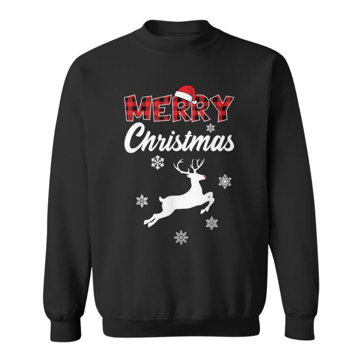 Merry Christmas Rudolph Reindeer Xmas Sweatshirt