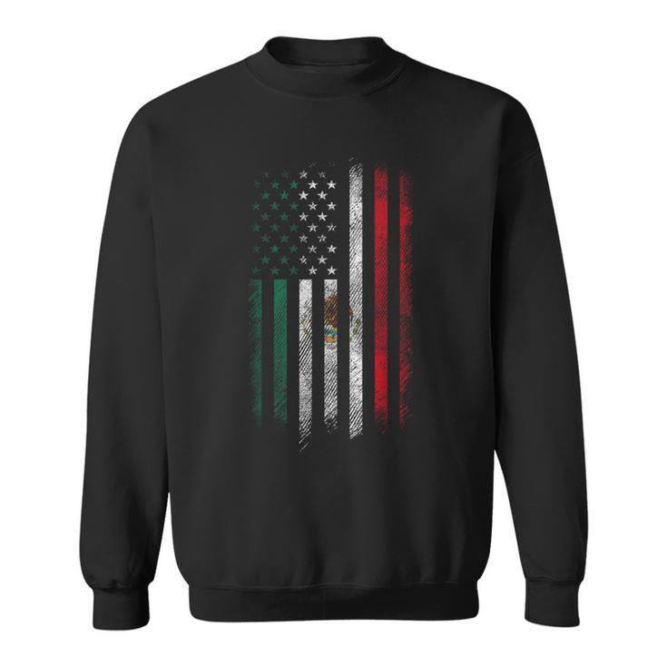 Mexico Flag 4Th Of July Usa American Mexican Flag Sweatshirt