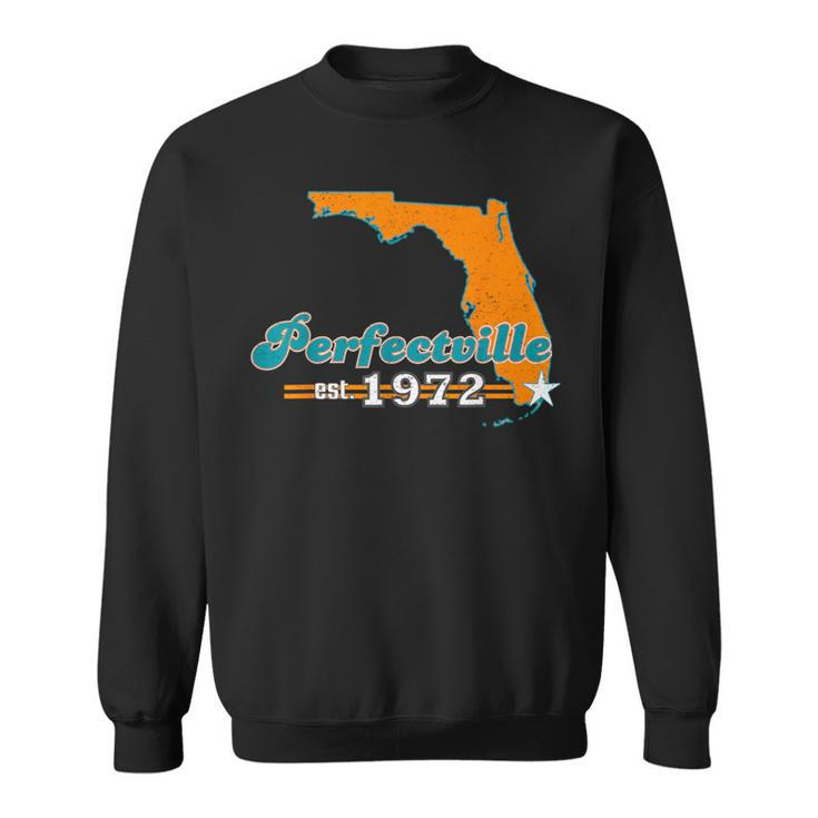 Miami 1972 Perfectville Vintage Football Sweatshirt