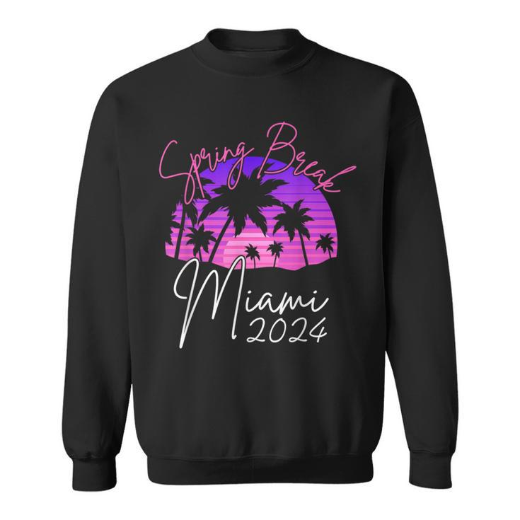 Miami Beach Spring Break 2024 Sweatshirt