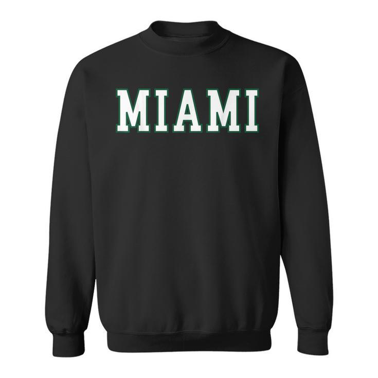Miami Fl Throwback Classic Sweatshirt