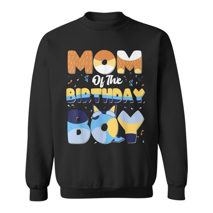 Mom And Dad Birthday Boy Dog Family Matching Sweatshirt