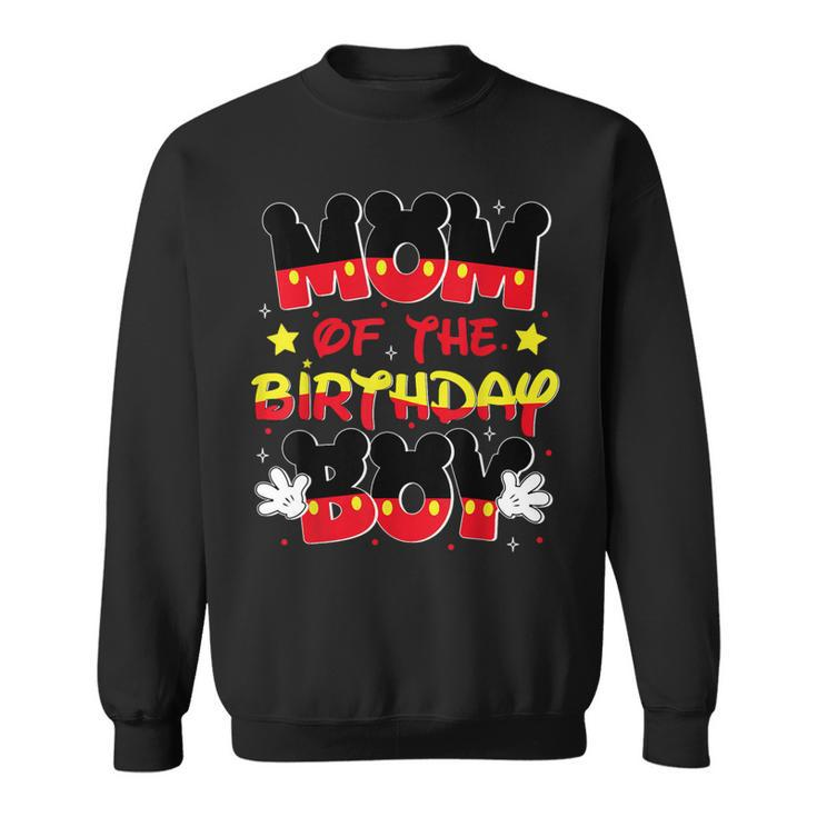Mom And Dad Birthday Boy Mouse Family Matching Sweatshirt