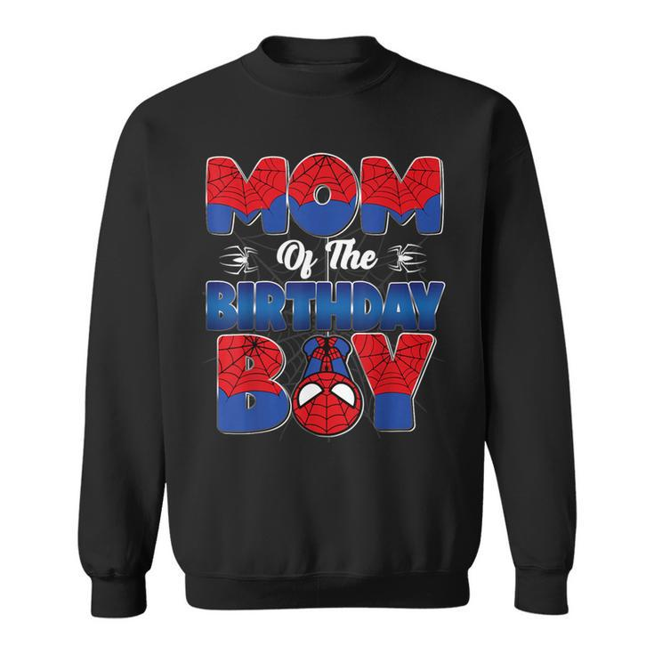 Mom And Dad Birthday Boy Spider Family Matching Sweatshirt