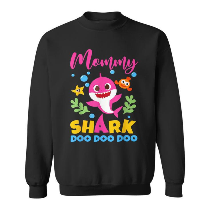 Mommy Of Birthday Shark Matching Oufit Party For Family Sweatshirt