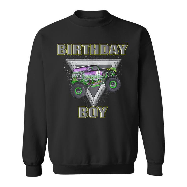 Monster Truck Birthday Boy Monster Truck Are My Jam Lovers Sweatshirt