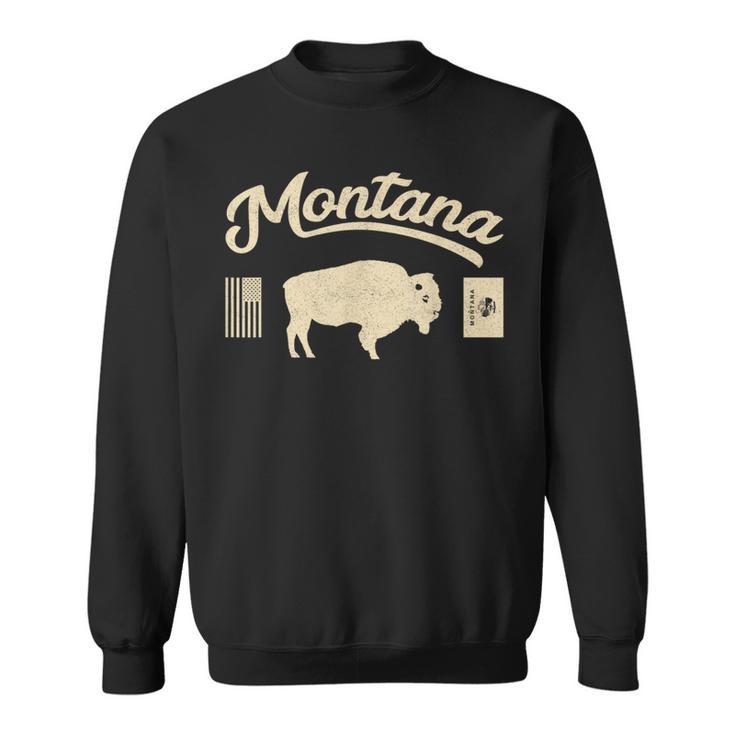 Montana Us State Vintage Sweatshirt