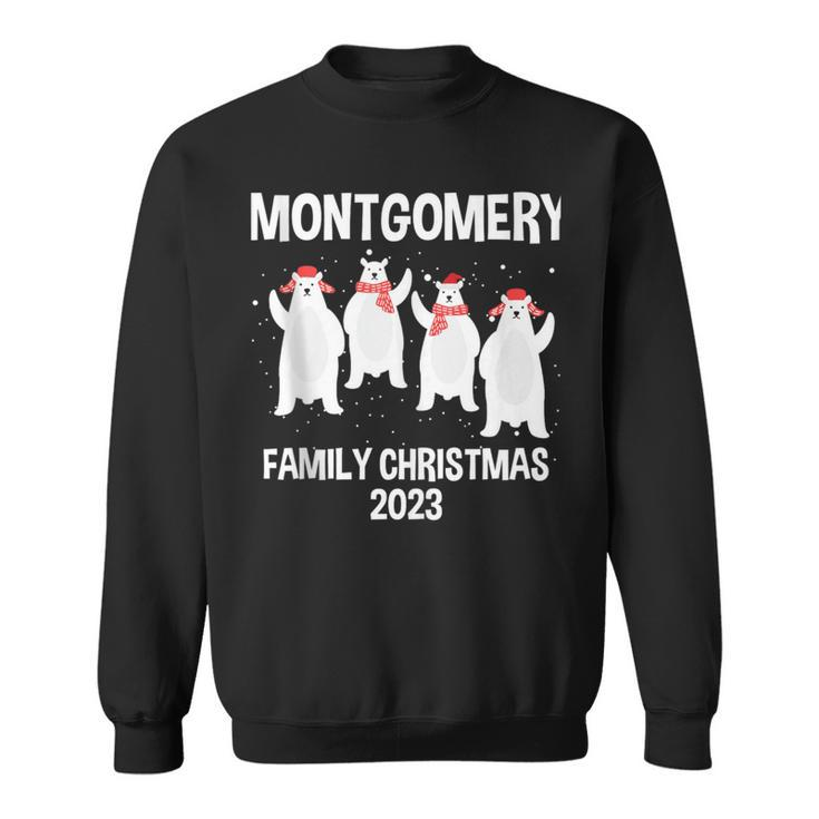 Montgomery Family Name Montgomery Family Christmas Sweatshirt