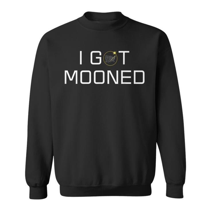 I Got Mooned 2024 Total Solar Eclipse Totality Sweatshirt