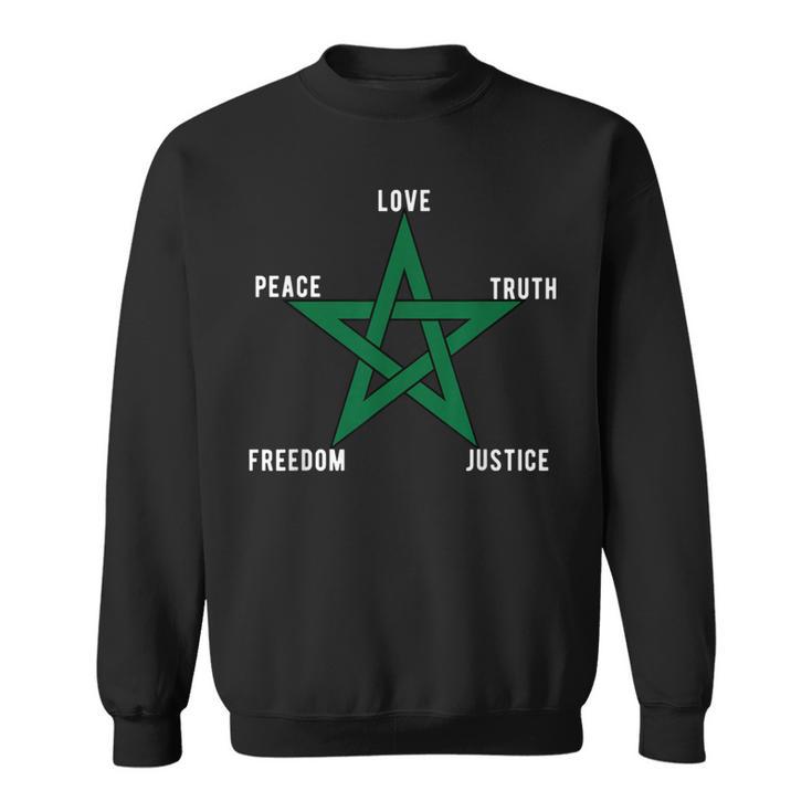 Moorish Moroccan Flag Proud Moor LTPFJ Morocco Sweatshirt