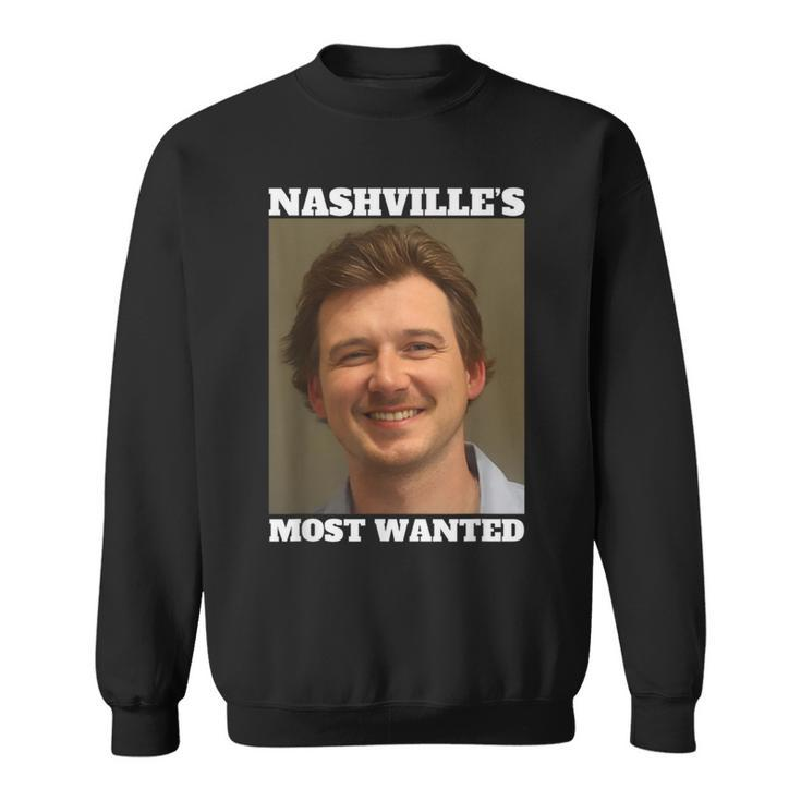 Morgan Hot Nashville's Most Wanted 2024 Shot Photo Sweatshirt