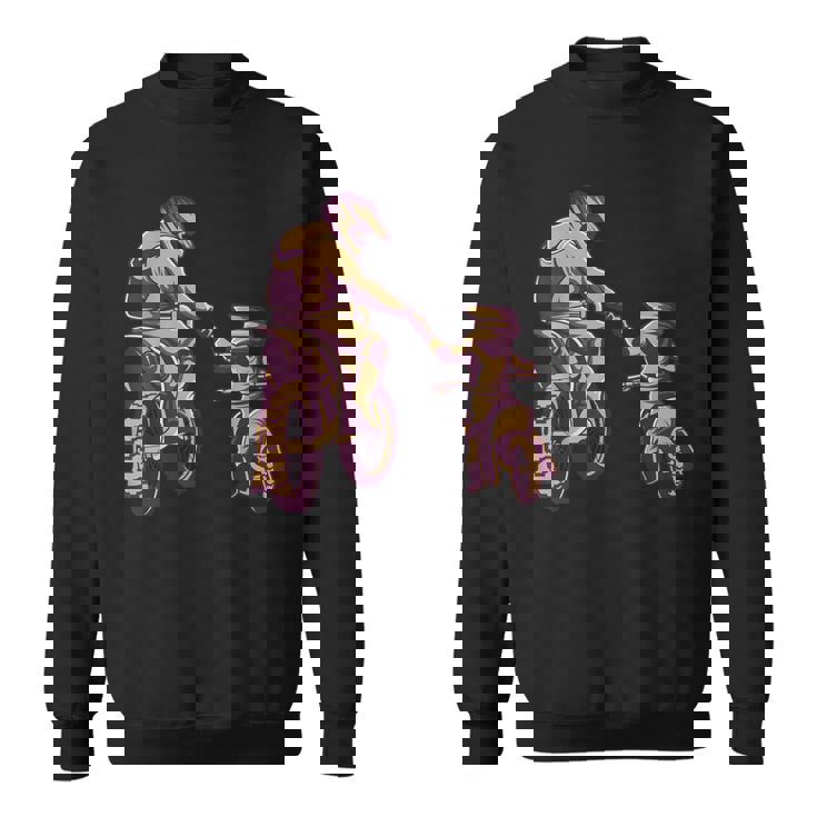 Motocross Padre E Hijo Día Del Padre Camisa de entrenamiento