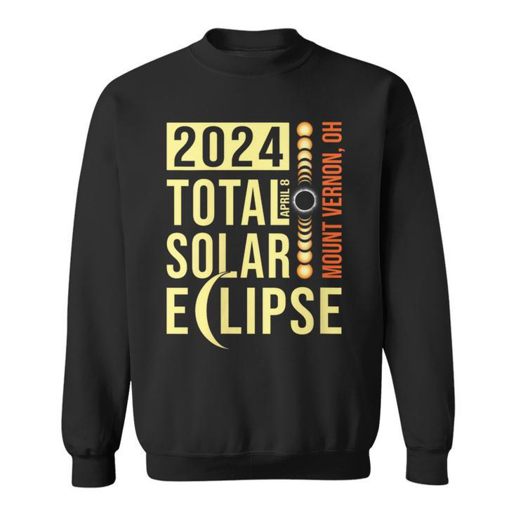 Mount Vernon Ohio Total Solar Eclipse April 8 2024 Sweatshirt