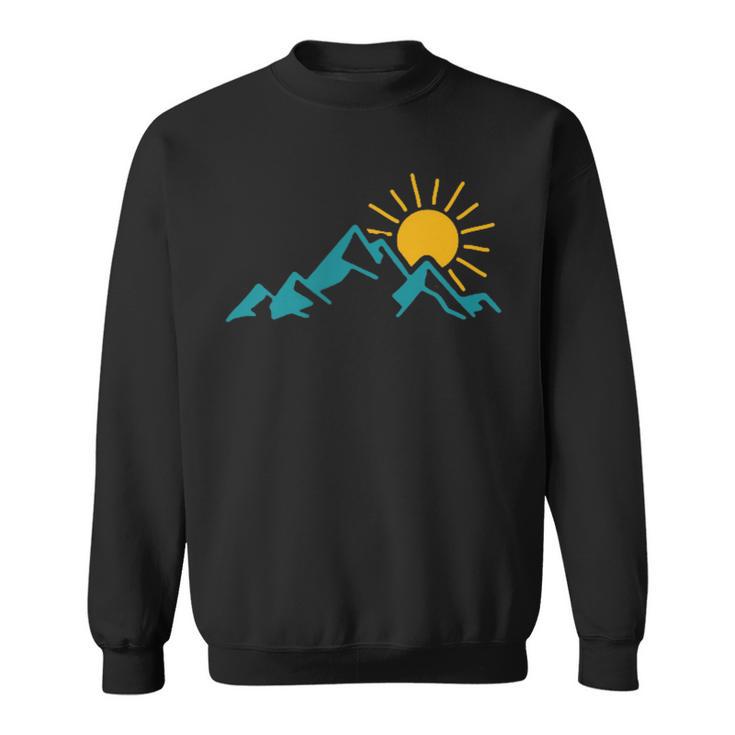 Mountain Hiking Rock Climbing Camping Outdoor Hiker Camper Sweatshirt