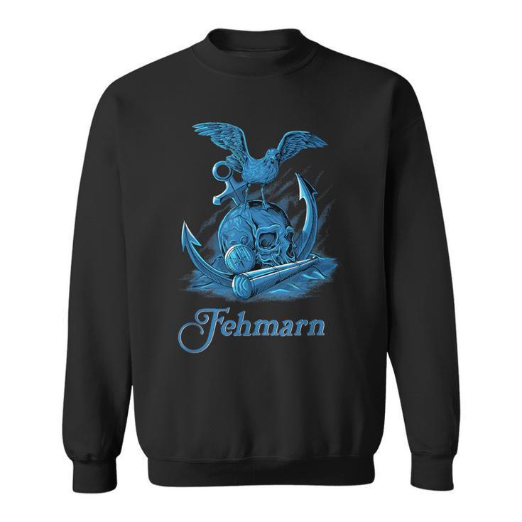 Möwe Auf Schädel Insel Fehmarn Sweatshirt