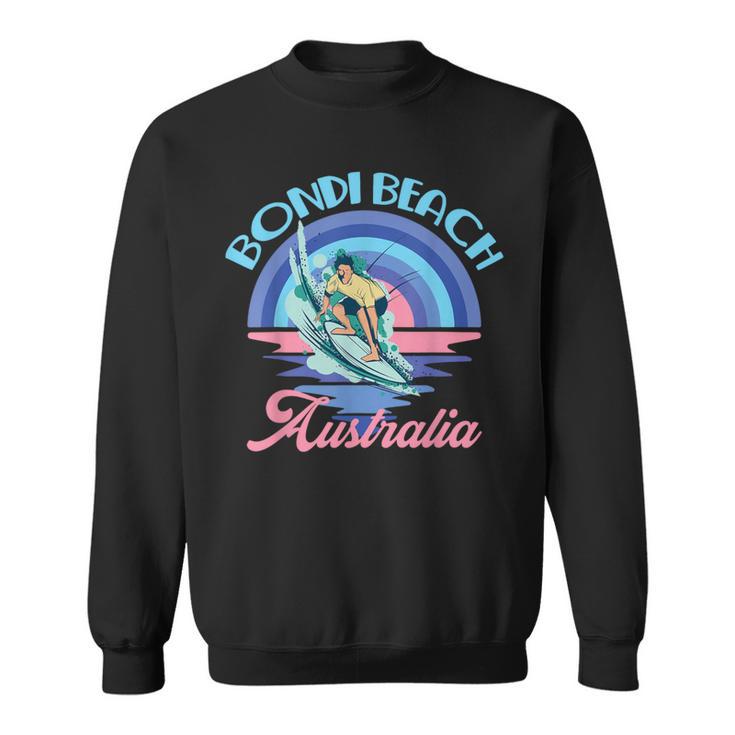 Nächste Welle Auf Australien Bondi Beach Surfen Urlaub Sommer Sweatshirt