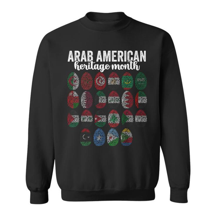 National Arab Heritage American Month Arabic Flags April Sweatshirt
