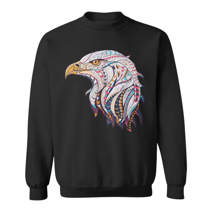 Native American Colorful Patriotic Eagle Beautiful Sweatshirt