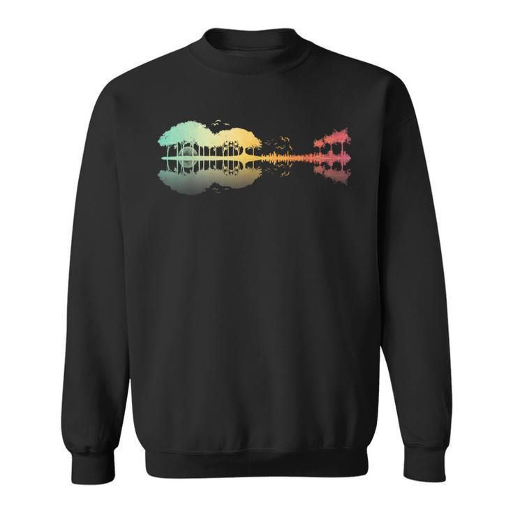 Nature Guitar Retro Style Sweatshirt