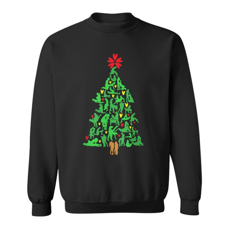 Naughty Xmas Ornaments Kamasutra Adult Humor Christmas Sweatshirt