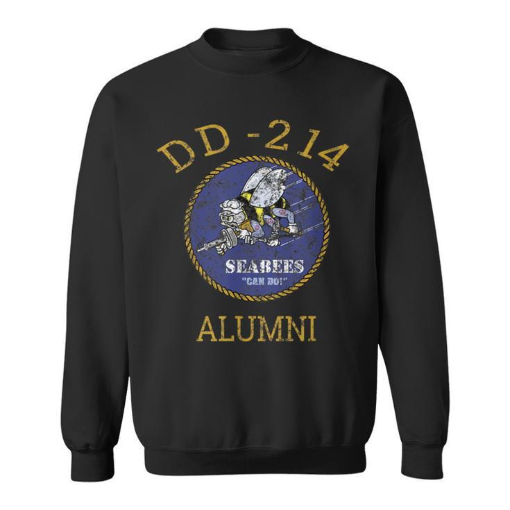 Navy Seabees Dd 214 Alumni Vintage T Sweatshirt