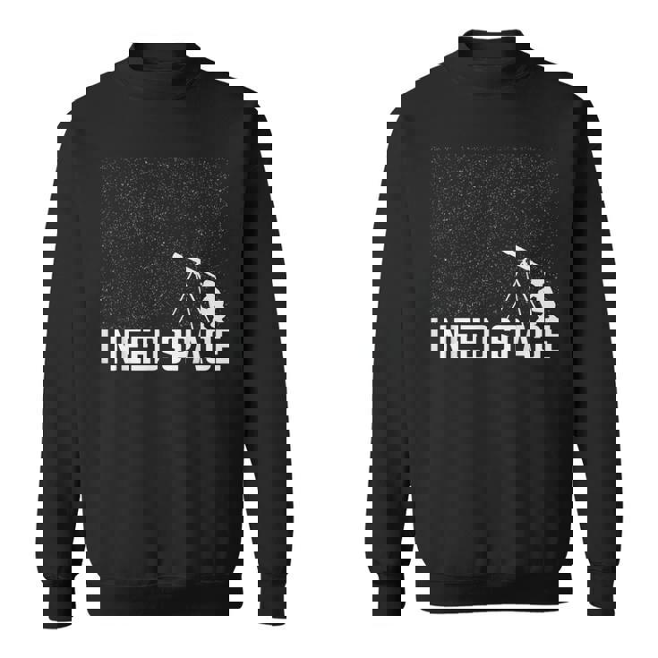 I Need Space T Camisa Telescópica Y Espacial Divertida Camisa de entrenamiento