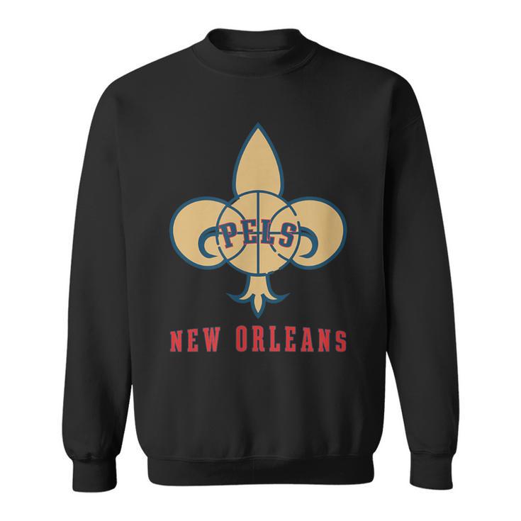 New Orleans Basketball Fleur De Lis Sweatshirt