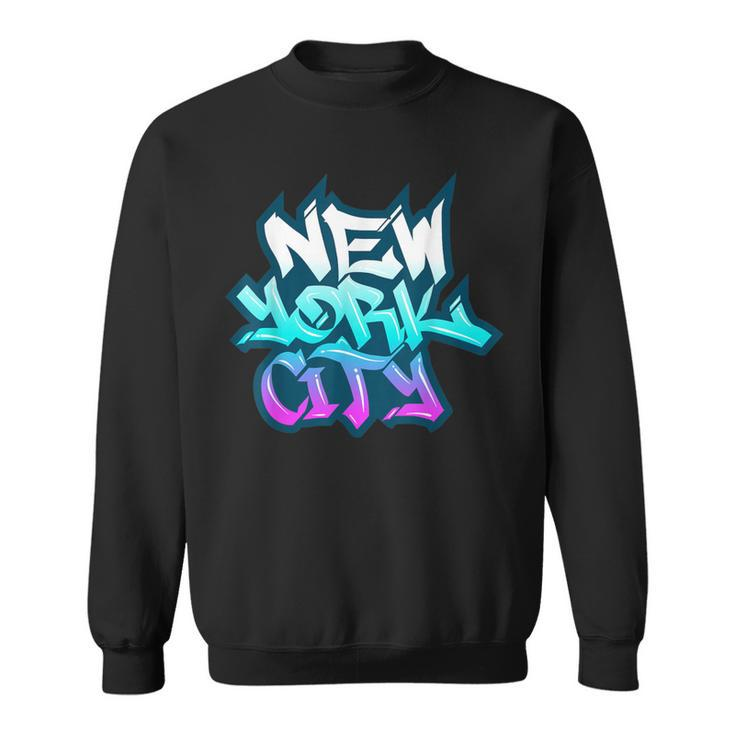 New York City New York City Graffiti Style Sweatshirt