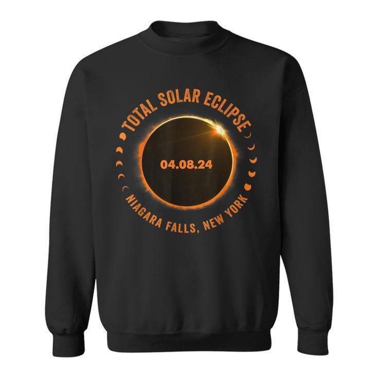 Niagara Falls New York State Total Solar Eclipse 2024 Sweatshirt