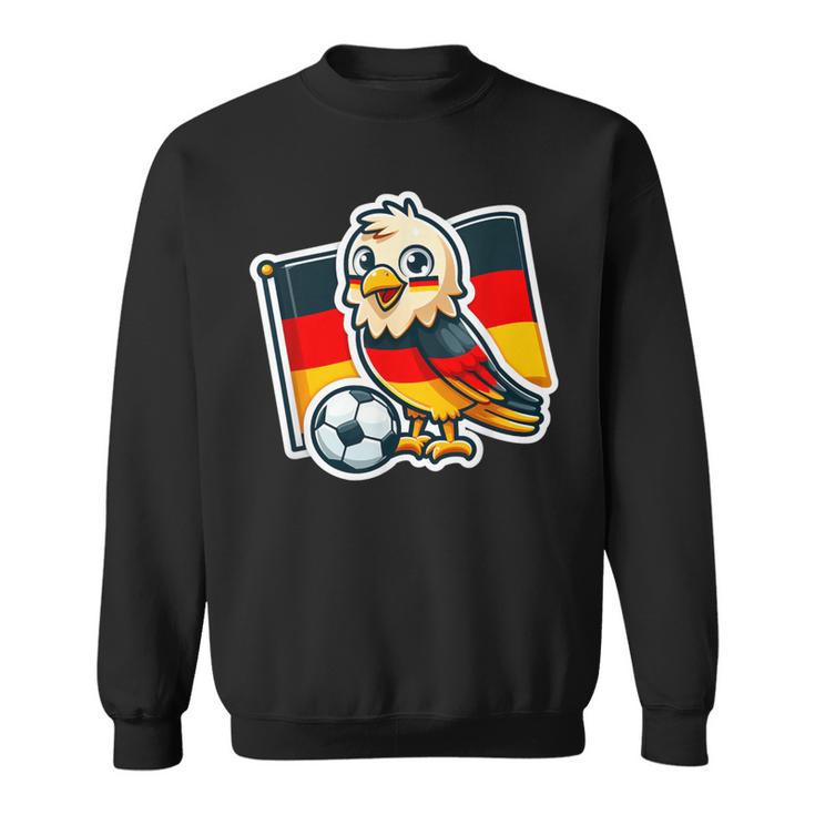 Niedlicher Adler Deutsch Banner Fan Deutschland Flagge Sweatshirt