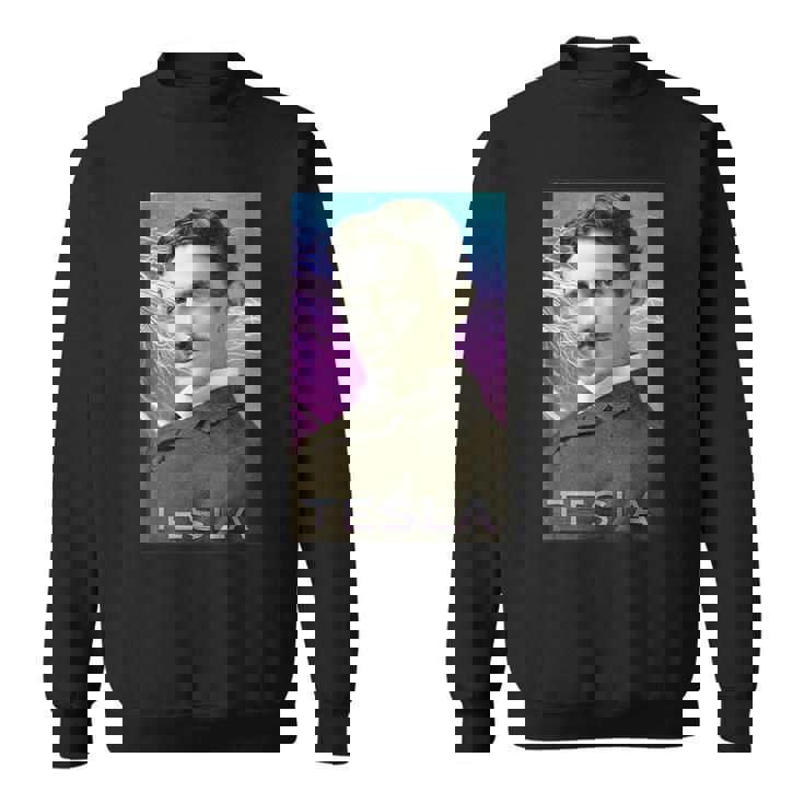 Nikola Tesla Inspiradora De Ciencia Y Electricidad Camisa de entrenamiento