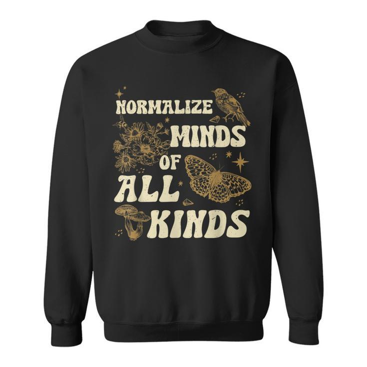 Normalize Minds Of All Kinds Neurodiversity Autism Awareness Sweatshirt