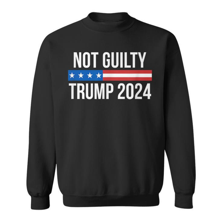 Not Guilty Trump 2024 Sweatshirt