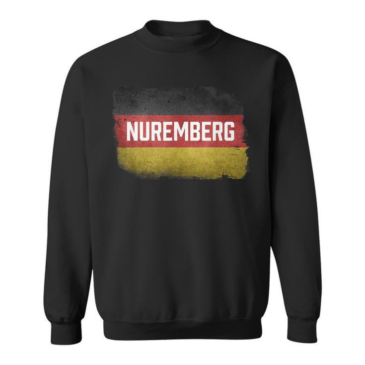 Nuremberg Germany German Flag Vintage Souvenir Sweatshirt
