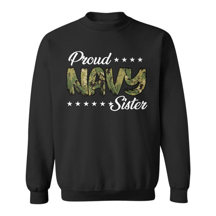 Nwu Bold Proud Navy Sister Sweatshirt