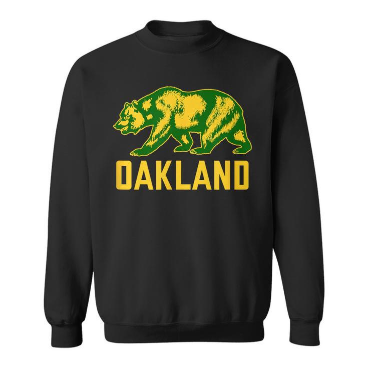 Oakland California Flag Bear Oakland California Sweatshirt
