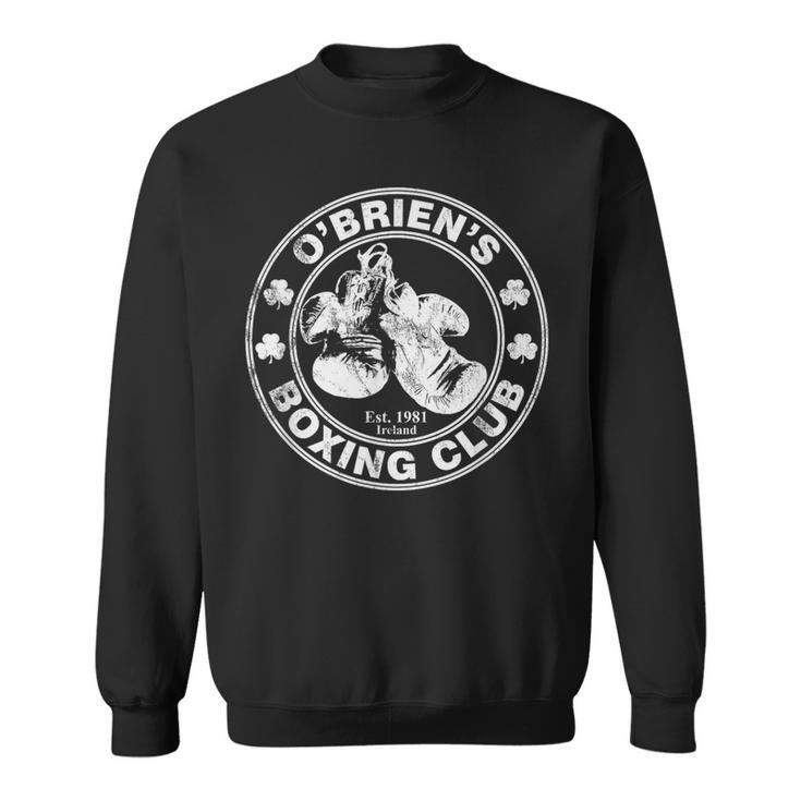 O'brien's Boxing Club Irish Surname Boxing Sweatshirt